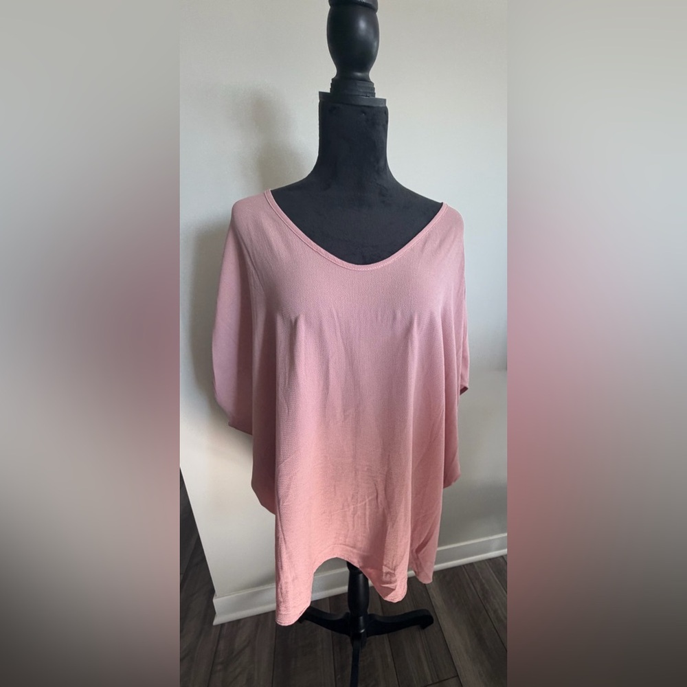 SHEIN Soft Blush Pink Scoop Neck Tunic

#109